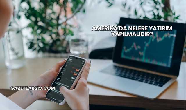 Amerika'da Nelere Yatırım Yapılmalıdır?