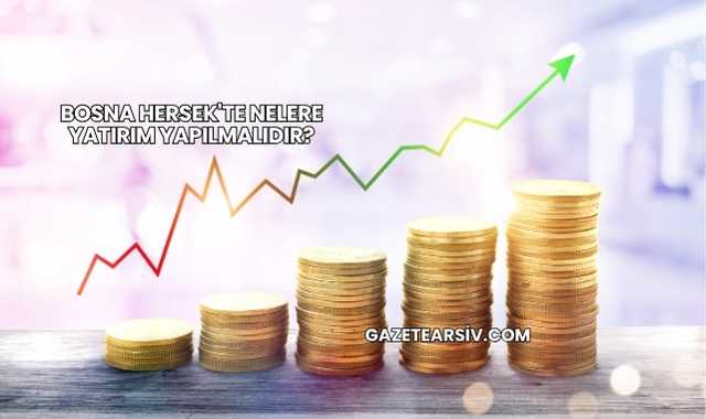 Bosna Hersek'te Nelere Yatırım Yapılmalıdır?
