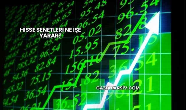Hisse Senetleri Ne İşe Yarar?