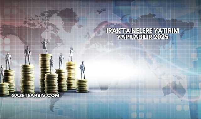 Irak'ta Nelere Yatırım Yapılabilir 2025