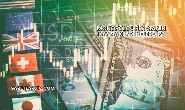 Monopolcü Piyasanın Kaynakları Nelerdir?