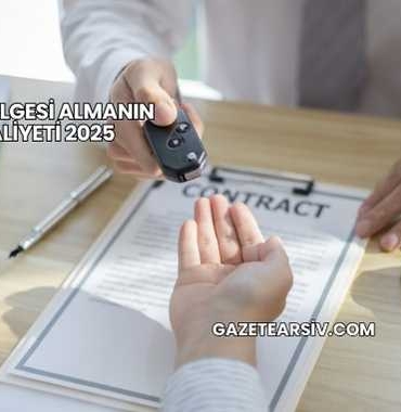 SRC Belgesi Almanın Maliyeti 2025