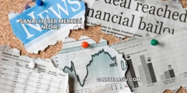 Sanal Haber Merkezi Nedir?