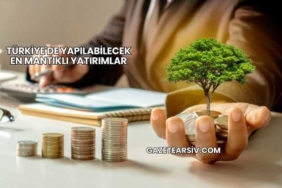 Türkiye'de Yapılabilecek En Mantıklı Yatırımlar